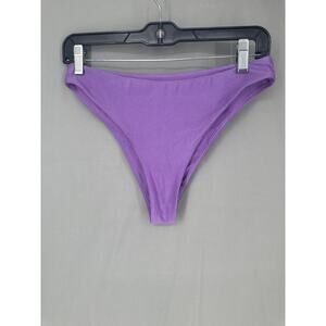 LPA Revolve Swim Bottom Womens Medium Purple High Cut Rise Bikini